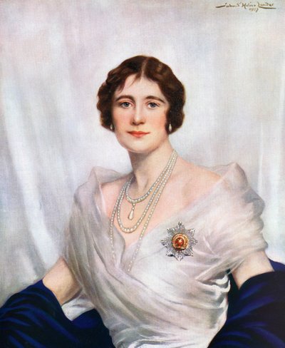 1937 年伊丽莎白女王的加冕画像，女王的母亲 作者 约翰·圣赫利尔·兰德