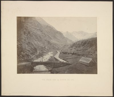 从通往卢斯的道路上拍摄的景色 作者 Louis Désiré Blanquart Evrard
