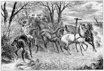 1881年，《公路骑士》。 作者 约翰·斯特吉斯