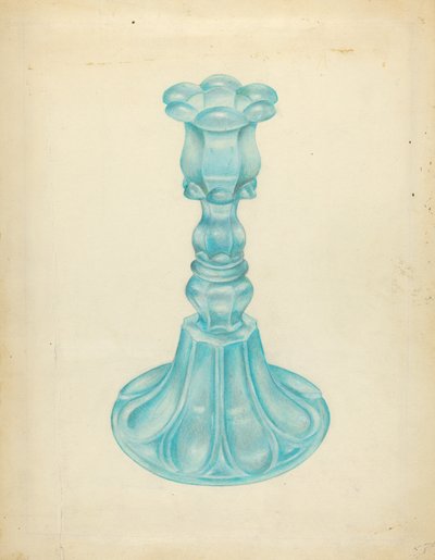 烛台，约1940年。 作者 约翰·塔伦蒂诺