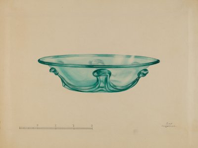 碟子，约1938年。 作者 约翰·塔伦蒂诺