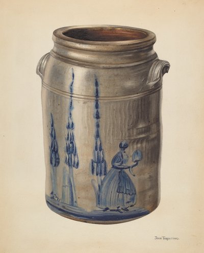 罐子，约1937年。 作者 约翰·塔伦蒂诺