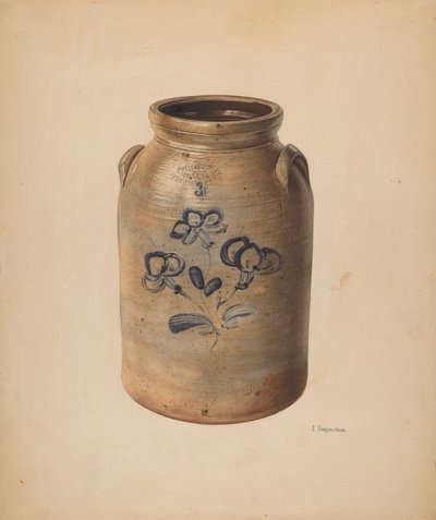 罐子，大概是1937-1938年。 作者 约翰·塔伦蒂诺