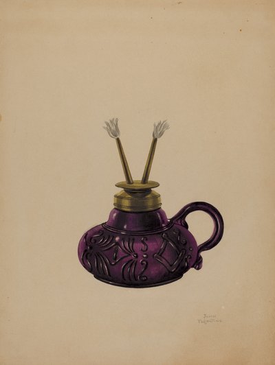 灯，约1937年。 作者 约翰·塔伦蒂诺