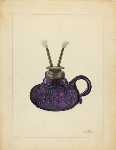 灯，约1940年。 作者 约翰·塔伦蒂诺