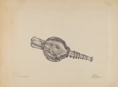 微型波纹瓶，约1936年。 作者 约翰·塔伦蒂诺