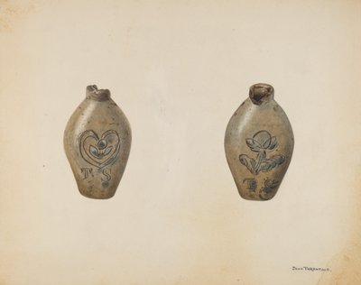 微型烧瓶，约1939年。 作者 约翰·塔伦蒂诺