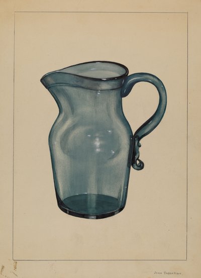 投壶，约1936年。 作者 约翰·塔伦蒂诺