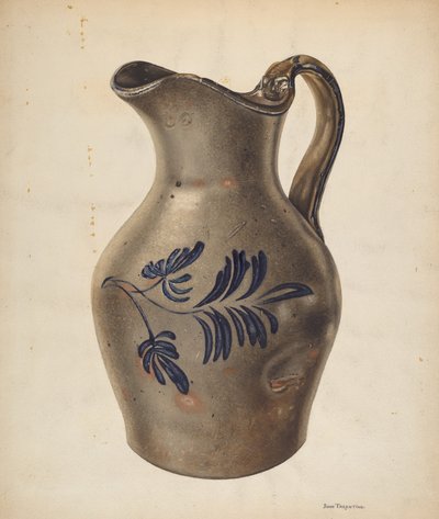 投壶，约1938年。 作者 约翰·塔伦蒂诺