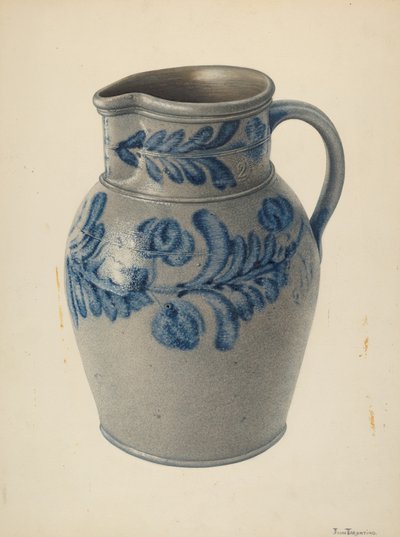 投壶，约1939年。 作者 约翰·塔伦蒂诺