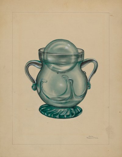 糖碗，约1936年。 作者 约翰·塔伦蒂诺