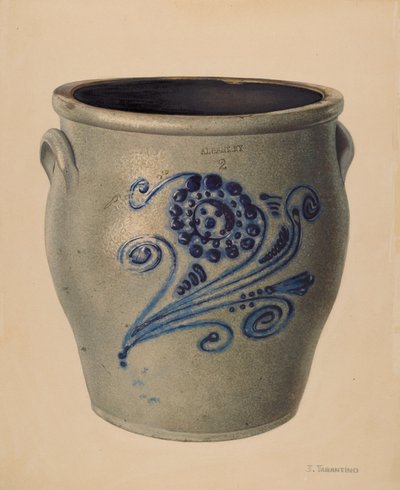 两加仑的罐子，约1938年。 作者 约翰·塔伦蒂诺