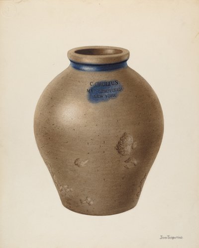 花瓶，约1940年。 作者 约翰·塔伦蒂诺