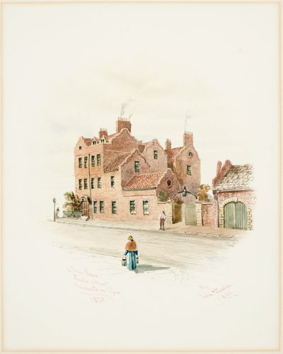 Cross House，Fenkle Street，泰恩河畔纽卡斯尔（bodycolour） 作者 约翰·蒂斯代尔