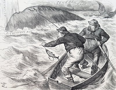 Cartoon by John Tenniel, an English illustrator, graphic humourist, and political cartoonist. 1/1/1891 (engraving) 作者 约翰·坦尼尔