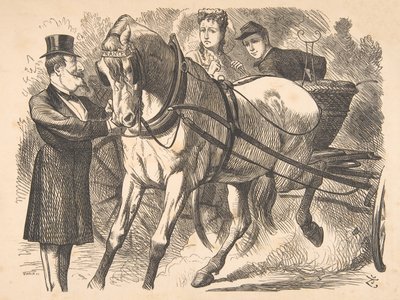缓和遏制的冲动，1869年7月24日，1869年。 作者 约翰·坦尼尔