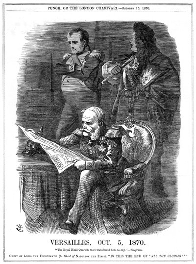 Franco-Prussian War 1870-1871: Shades of Louis XIV and Napoleon I lamenting the fading of France
