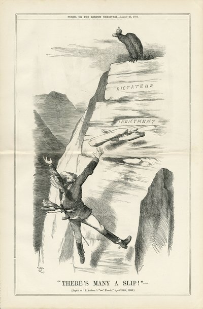 约翰-滕尼尔（1820-1914）在《冲锋枪》中的插图 作者 John Tenniel