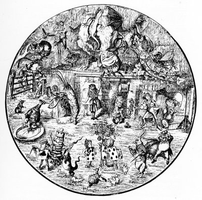 John Tenniel的《爱丽丝梦游仙境》插图 作者 约翰·坦尼尔