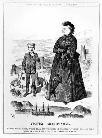 访问Grandmamma，1889年8月3日出版的“Punch”插图 作者 约翰·坦尼尔