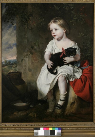 宠物，1853年 作者 约翰·托马斯·皮尔