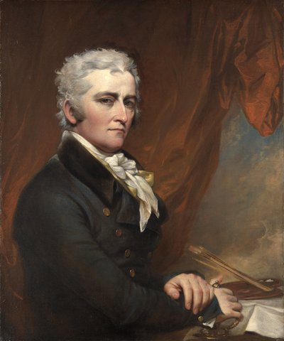 自画像，c.1802 作者 John Trumbull