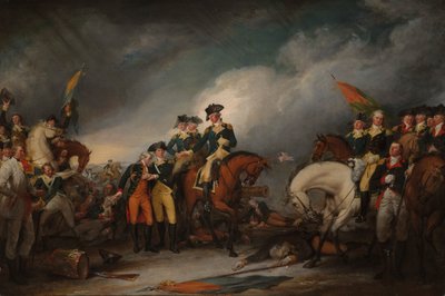 1776 年 12 月 26 日在特伦顿擒获黑森人 作者 约翰·特伦布尔