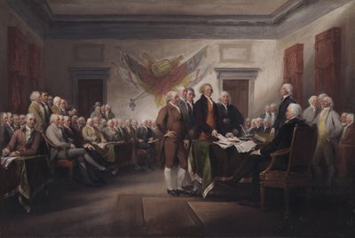 独立宣言，7月4日 作者 John Trumbull
