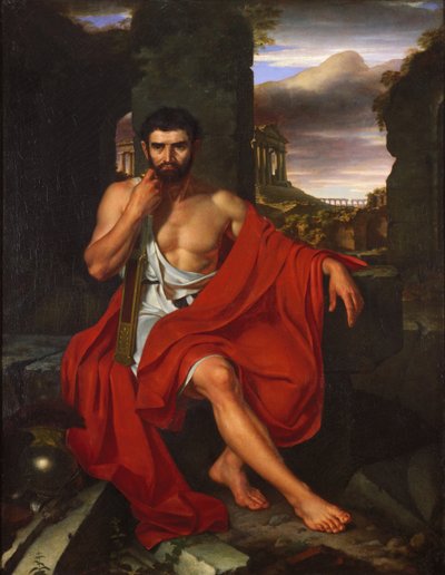 Gaius Marius在迦太基废墟中，1807年 作者 约翰·范德林