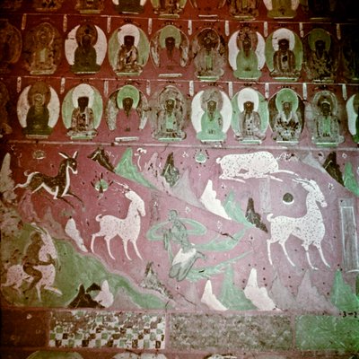中国敦煌石窟，照片 1231/6 (79)（照片） 作者 约翰·文森特