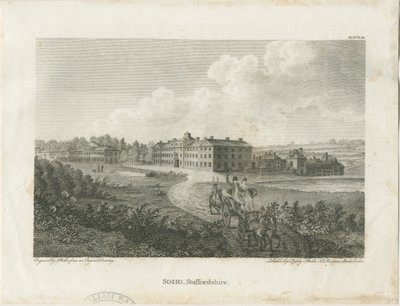 苏豪（Soho）工厂：精钢雕刻，[c 1798] 作者 约翰·沃克