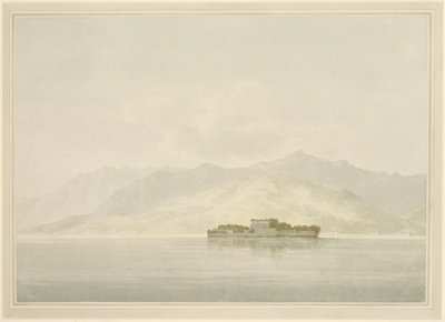 Isola Madre，Lago Maggiore，c.1781（在纸上的石墨上） 作者 约翰·沃威克·史密斯