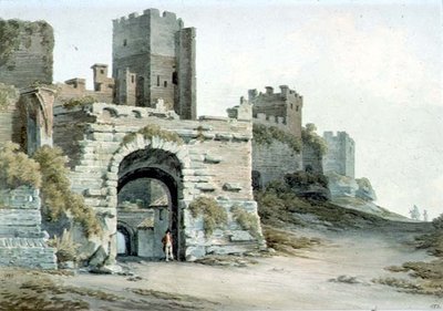 Porta Tiburtina（现在Porta di San Lorenzo），罗马，在里面看见 作者 约翰·沃威克·史密斯