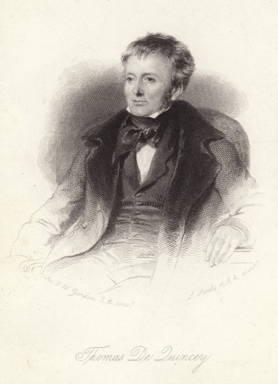 Thomas de Quincey，英文作者 作者 约翰·沃森·戈登
