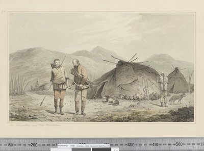F.31 Tschuktschi 及其栖息地，c.1773-84（水彩） 作者 约翰·韦伯