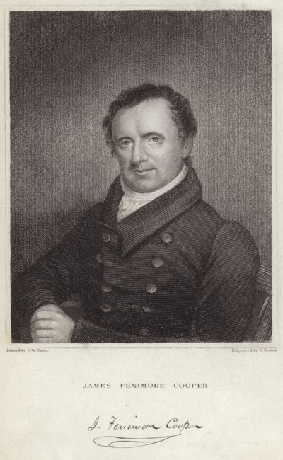 James Fenimore Cooper的肖像 作者 约翰·卫斯理·贾维斯