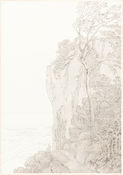 沿海公路上的峭壁 作者 约翰·怀特·雅培