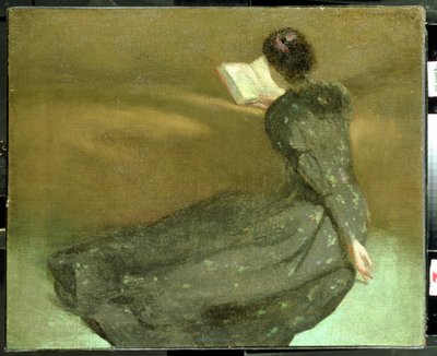 休息，1895年 作者 约翰·怀特·亚历山大