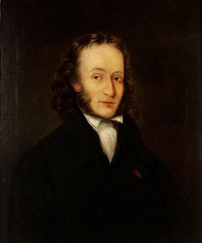 尼科洛-帕格尼尼的肖像，1782-1840，1836年 作者 约翰·惠特尔