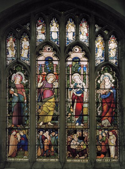 Lady Chapel Window，c.1885（彩色玻璃） 作者 约翰·威廉·布朗
