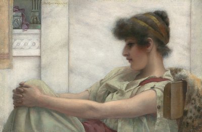 遐想，1888年 作者 约翰·威廉·高沃德