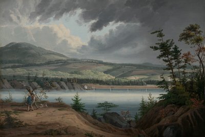 科荷斯的景色，约1820年。 作者 约翰·威廉·希尔