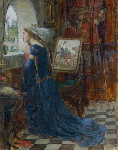 美丽的罗莎蒙德》，1916年 作者 约翰·威廉姆·沃特豪斯