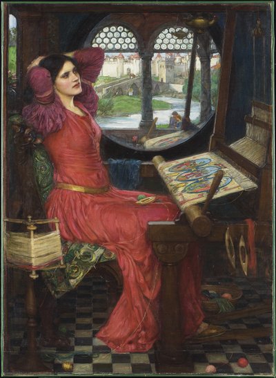 1915年沙洛特夫人说，我是半影的阴影 作者 约翰·威廉姆·沃特豪斯