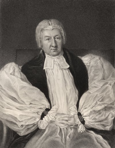 赫伯特·马什，彼得伯勒主教，由John Cochran（1821-65）镌刻，来自&39;国家肖像画廊，第二卷&39;，出版于1835年（版） 作者 John William Wright