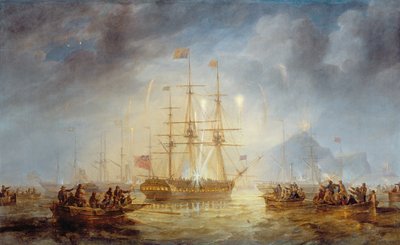 维多利亚女王抵达爱丁堡（布面油画） 作者 约翰·威尔逊·卡迈克尔