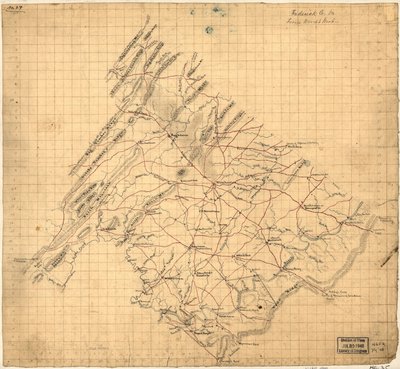 Frederick Co.弗吉尼亚州，来自伍德的地图。LOC 2002627443 作者 约翰·伍德