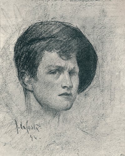 约翰·达·科斯塔的自画像，摄于1895年 作者 约翰·达·科斯塔