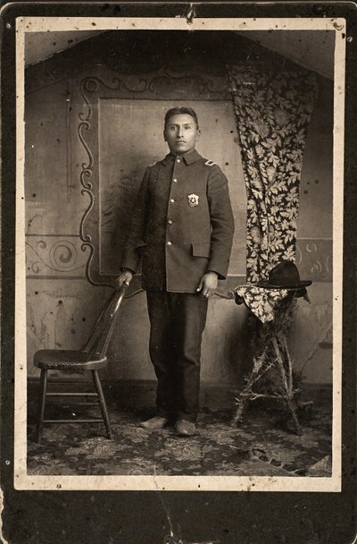John Hinshaka，南达科他州樱桃溪，1890年（蛋白印刷品） 作者 约翰逊兄弟