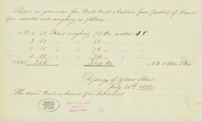 约翰逊-加德纳的笔记，黄石的交叉点，1832年7月18日 作者 约翰逊加德纳